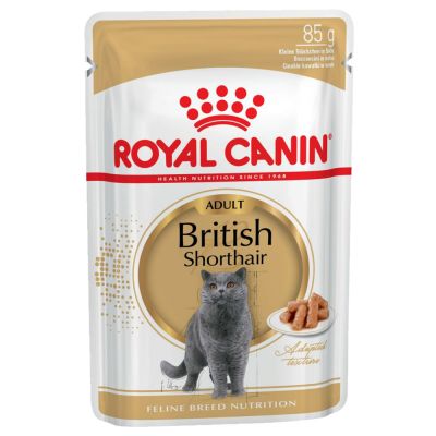 Hrană Umeda Pisică Royal Canin FBN British Shorthair Adult Plicuri 12x85g Royal Canin